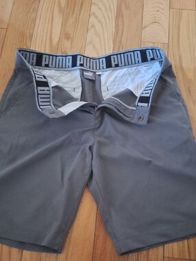 Puma Gray Golf Shorts